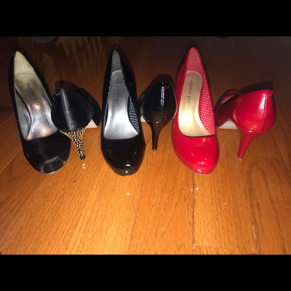 Black & Red heels